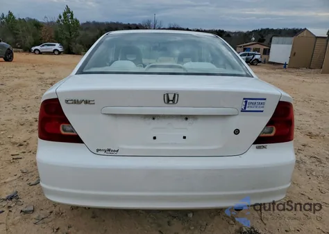 2001 Honda Civic Si z USA, uszkodzony, nr VIN 1HGEM22931L103772